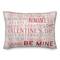 Valentine's Day Words Rectangle Throw Pillow